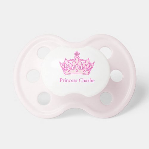 Welcome Princess Charlie Pacifier