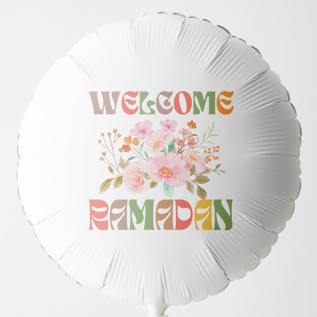 Welcome Ramadan Balloon (Front)