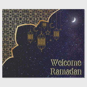 Welcome Ramadan: Islamic Design Wrapping Paper