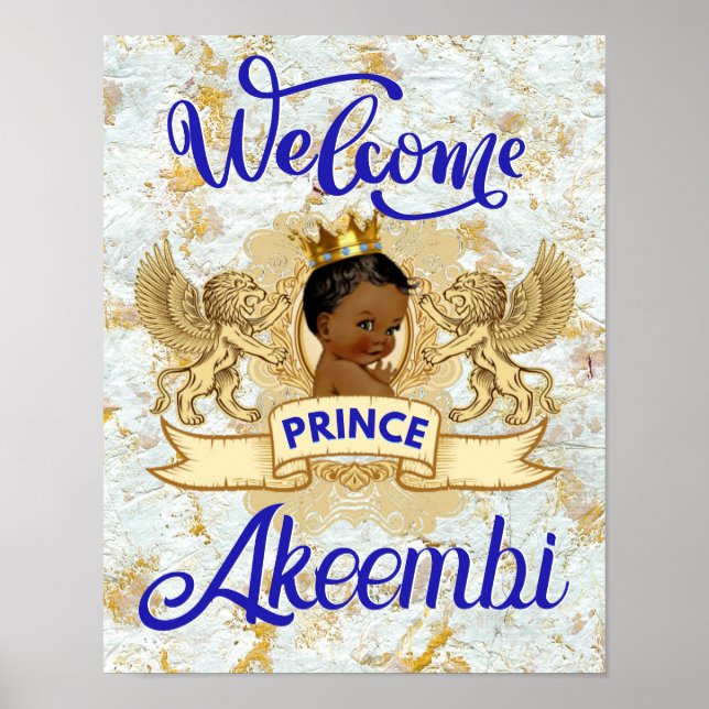 Welcome Royal African Prince Poster (Front)