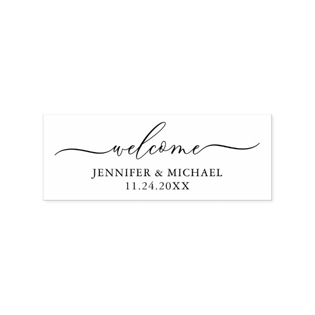Welcome Rubber Stamp (Imprint)
