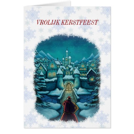 Welcome Santa Claus Christmas Card Netherlands