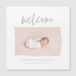 Welcome script birth announcement