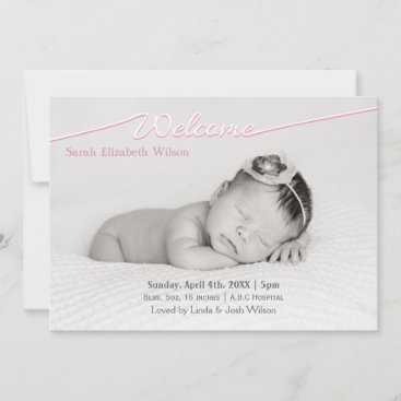 Welcome Script Mod Baby Girl Arrival Announcement