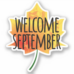 Welcome September Sticker