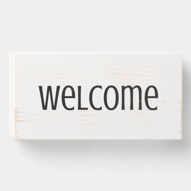 Welcome Sign  (Front Horizontal)