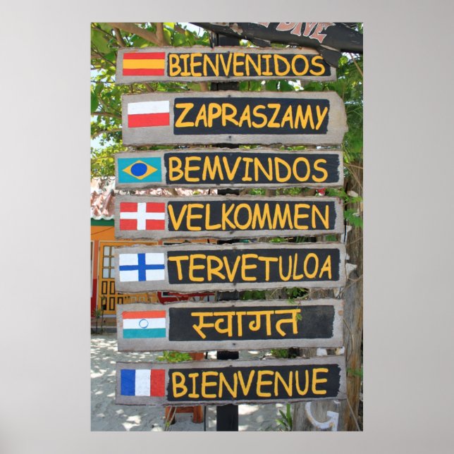 Welcome sign (Front)