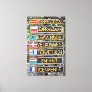 Welcome sign