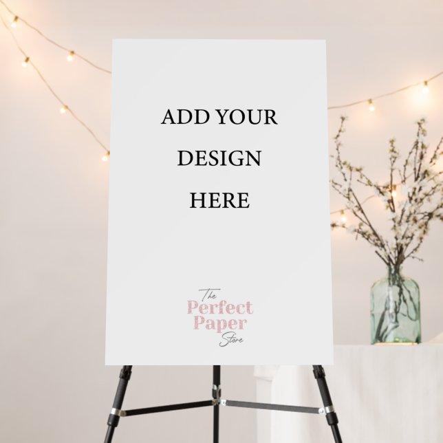 Welcome Sign 20 x 30 inch Foam Board (In Situ (Stand))