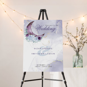 Welcome Sign Amethyst Purple Custom Rosanna-