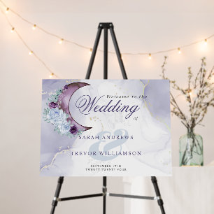 Welcome Sign Amethyst Purple Custom Rosanna2