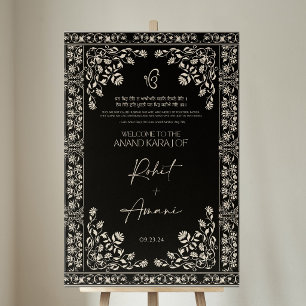 Welcome Sign   Anand Karaj Wedding Sign   Customiz