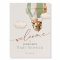 Welcome Sign Bear Baby Shower Foam Board