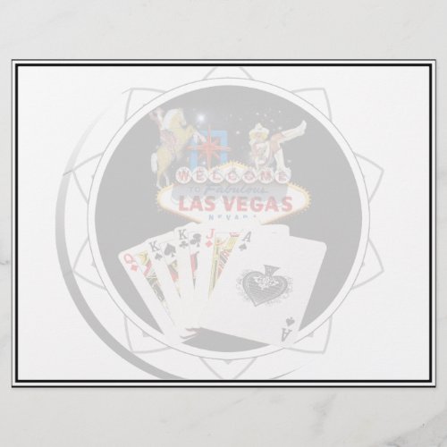 Welcome Sign Black Poker Chip