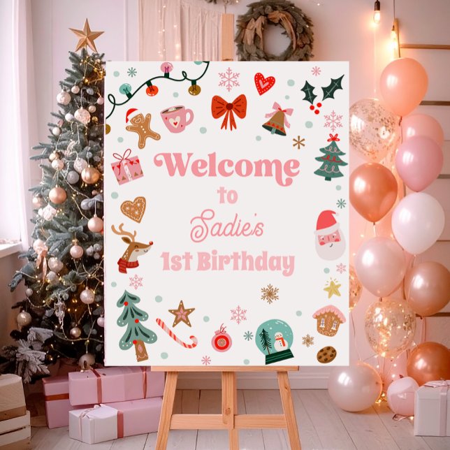 Welcome Sign Christmas Birthday Oh What Fun Girl  (Creator Uploaded)