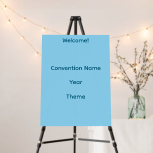 Welcome Sign for Convention