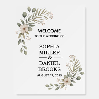 WELCOME SIGN IN WEDDING
