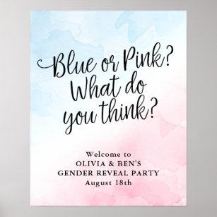 Pink And Gold Baby Shower Welcome Sign – WORDS & CONFETTI