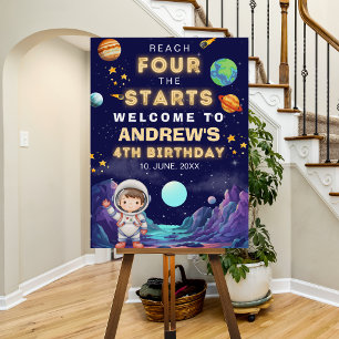 Welcome Sign – Reach Four the Stars Birthday 4