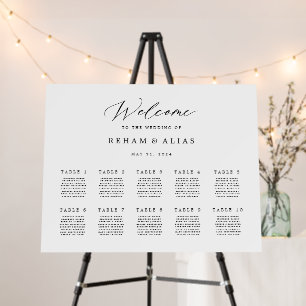Welcome Sign Seating Chart Sign Wedding Board