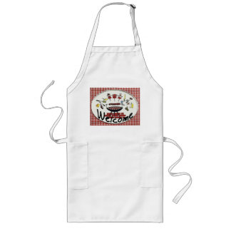 Welcome Sign, Smoke House BBQ Long Apron