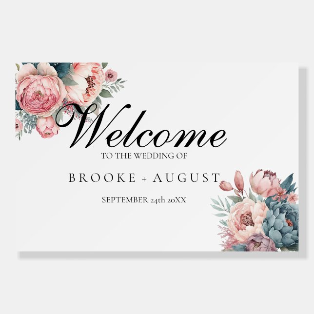 Welcome sign,Welcome Foam Board (Front)