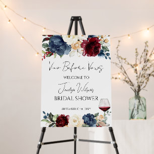 Welcome Sign Wine Tasting Bridal Shower