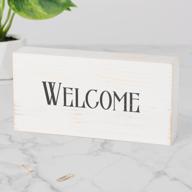 Welcome Small Business Boutique Display Sign (In Situ Horizontal)