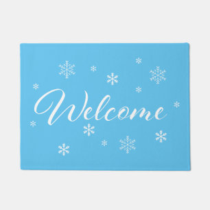 Welcome Snowflakes Doormat