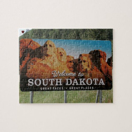 Welcome South Dakota Jigsaw Puzzle