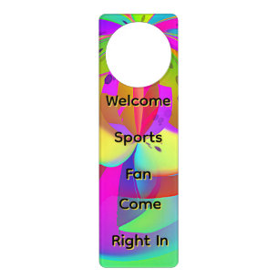 Welcome Sports Fan Door Hanger