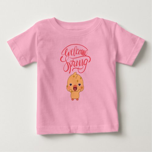Welcome Spring  Baby T_Shirt