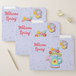 Welcome Spring File Folder