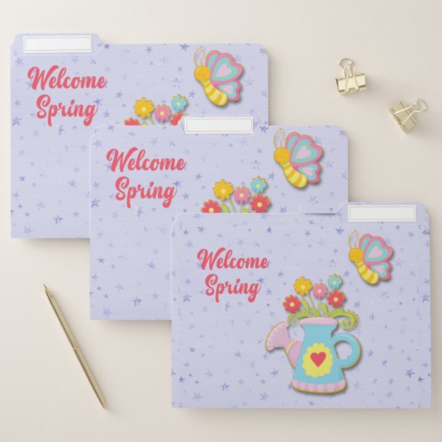 Welcome Spring File Folder (Set)
