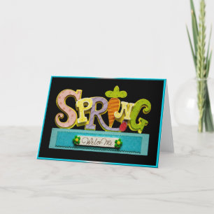 Welcome Spring Holiday Card