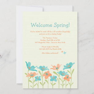 Welcome Spring Invitation