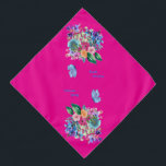 Welcome spring Pet  Bandana<br><div class="desc">Celebrate the season of renewal with this vibrant watercolor floral design! This hand-painted style captures the essence of nature's beauty.</div>
