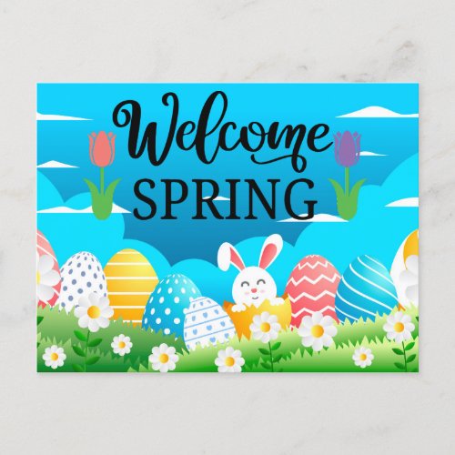 Welcome Spring  Postcard