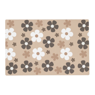 welcome summer floral pattern placemat
