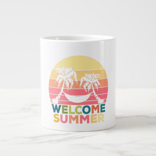 WELCOME SUMMER GIANT COFFEE MUG