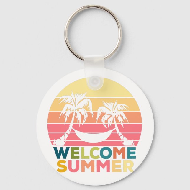 WELCOME SUMMER KEYCHAIN (Front)