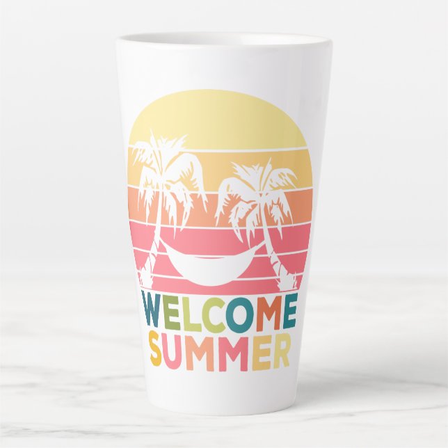 WELCOME SUMMER LATTE MUG (Front)