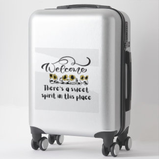 Welcome Sunflower Sticker