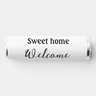 Welcome sweet home add family name year Est. Text Breath Savers® Mints
