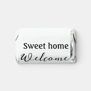 Welcome sweet home add family name year Est. Text Hershey's Miniatures