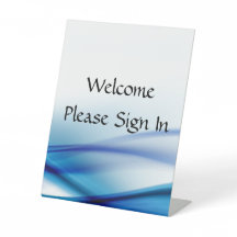 Welcome Tabletop Sign