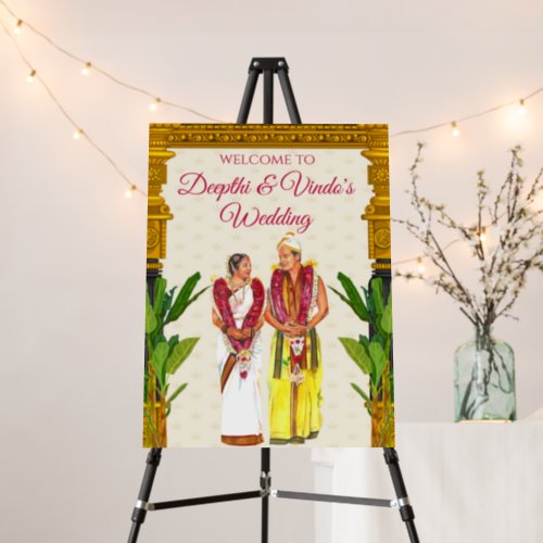 Welcome Tamil Wedding signs Kalyanam welcome sign