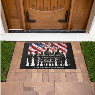 Welcome Thank you for Your Service Doormat
