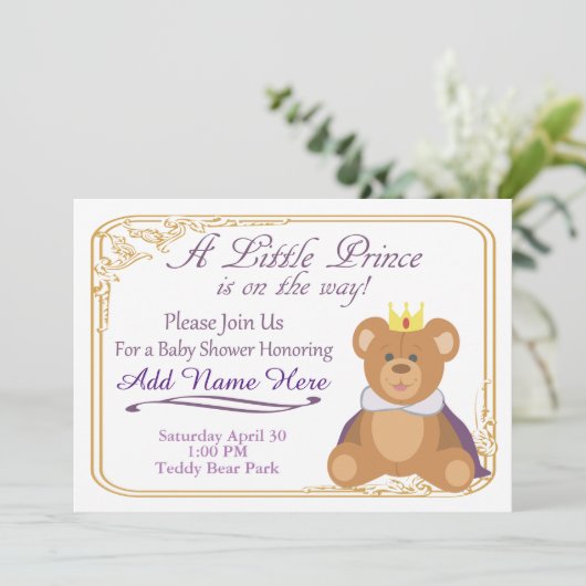 Welcome The Little Prince (Standing Front)