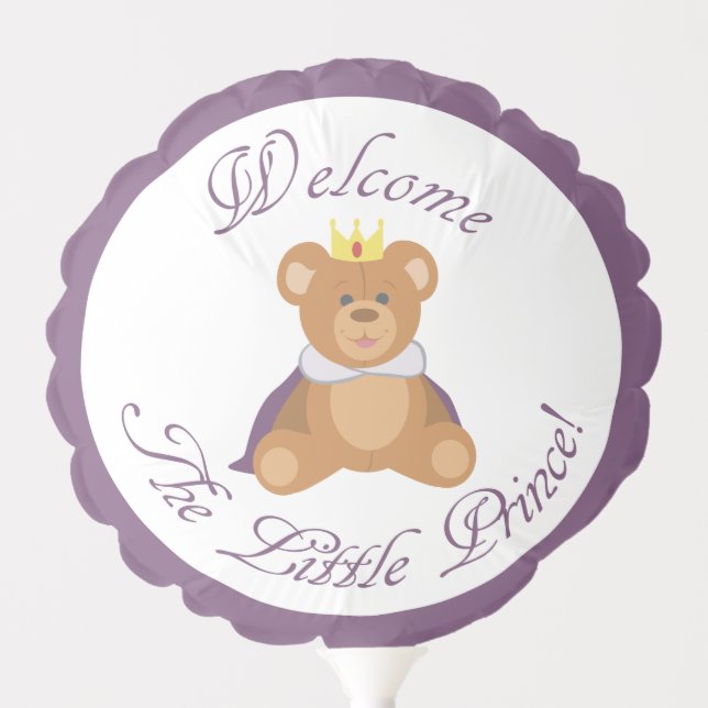 Welcome The Little Prince Balloon (Front)